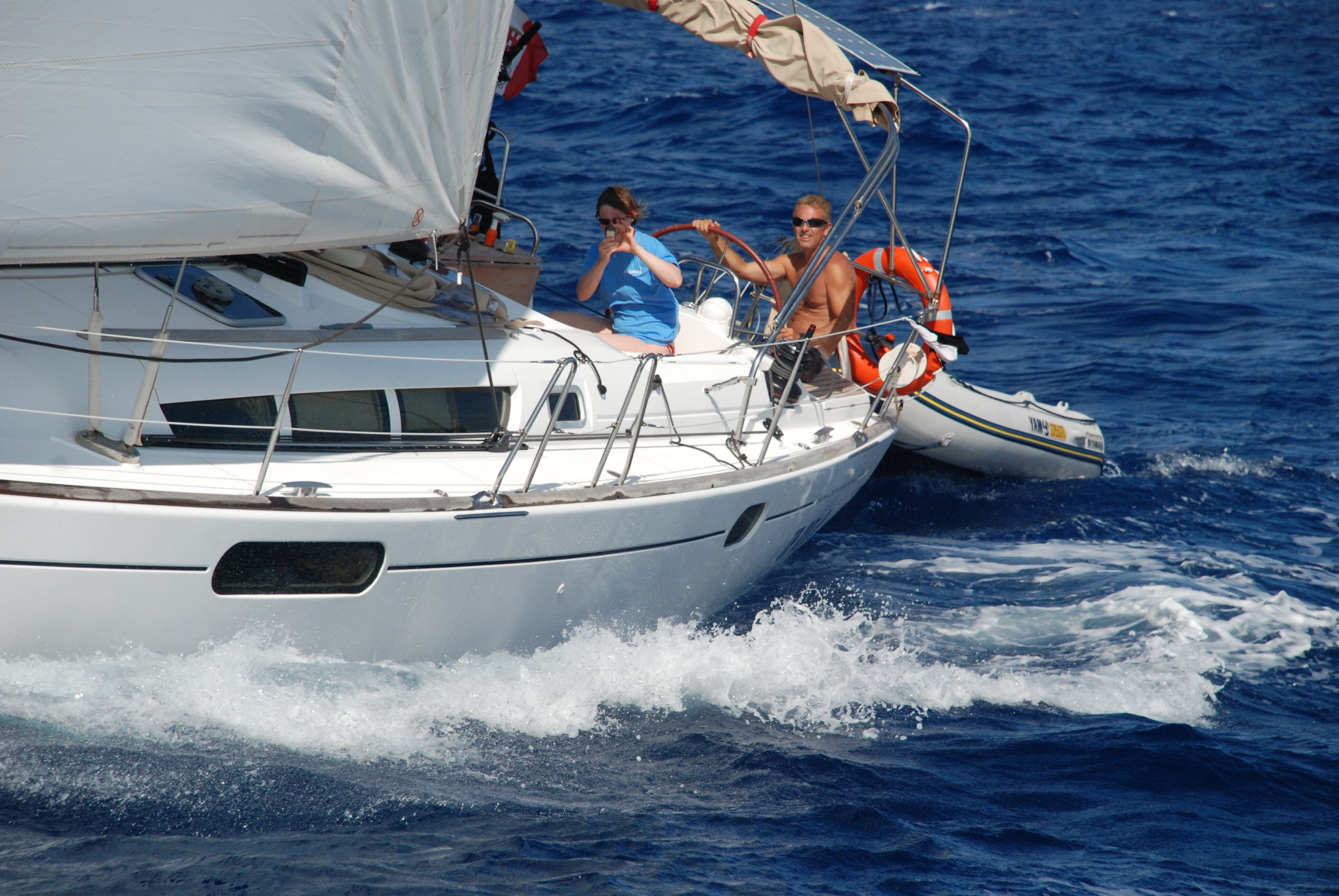 Swimming and sailing to Marsala