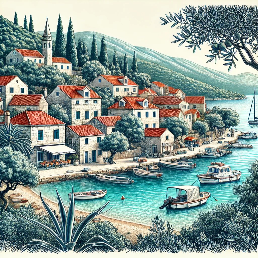 Day 1: Route to Ugljan