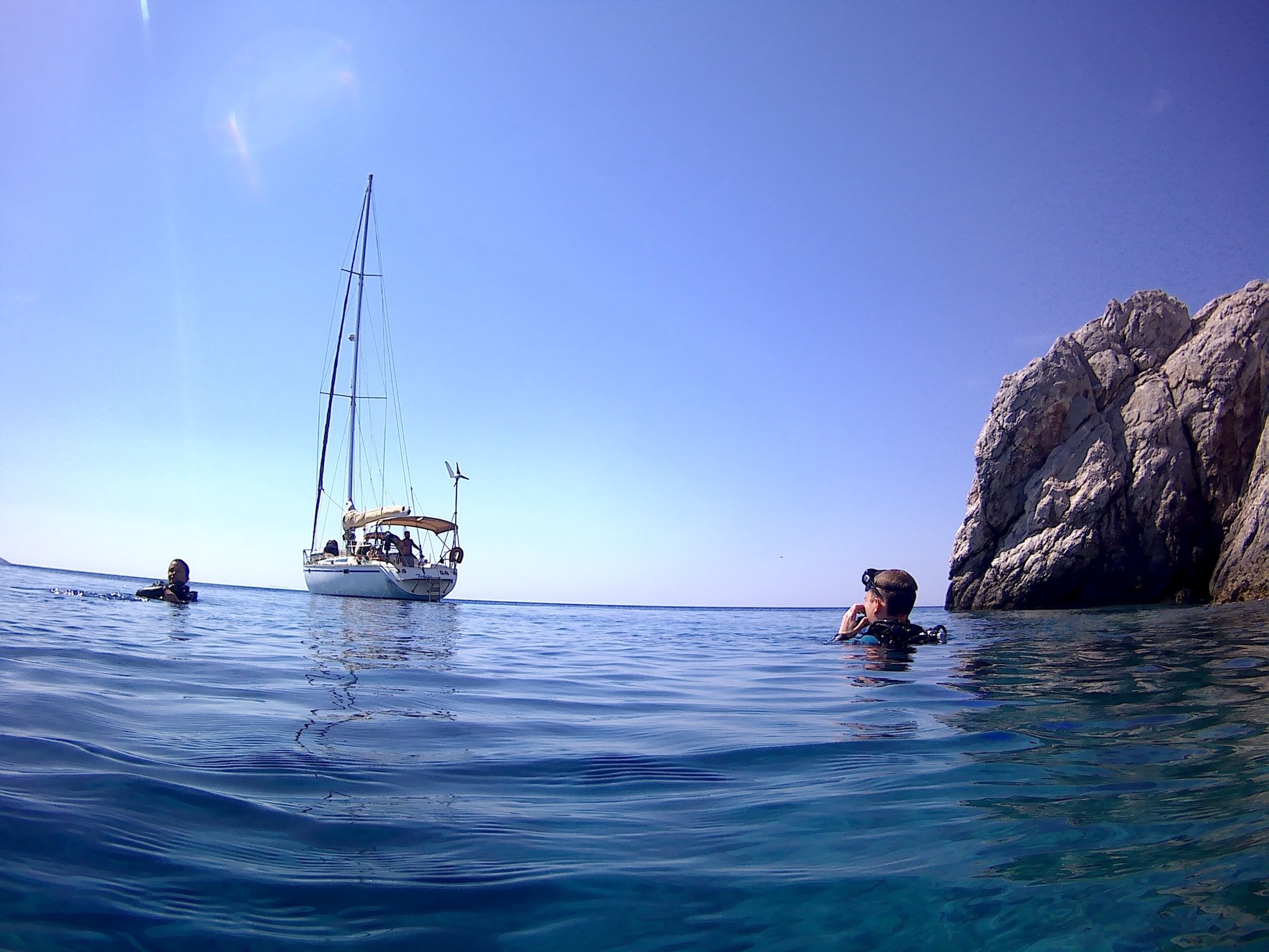 Plongée sur épave d’avion