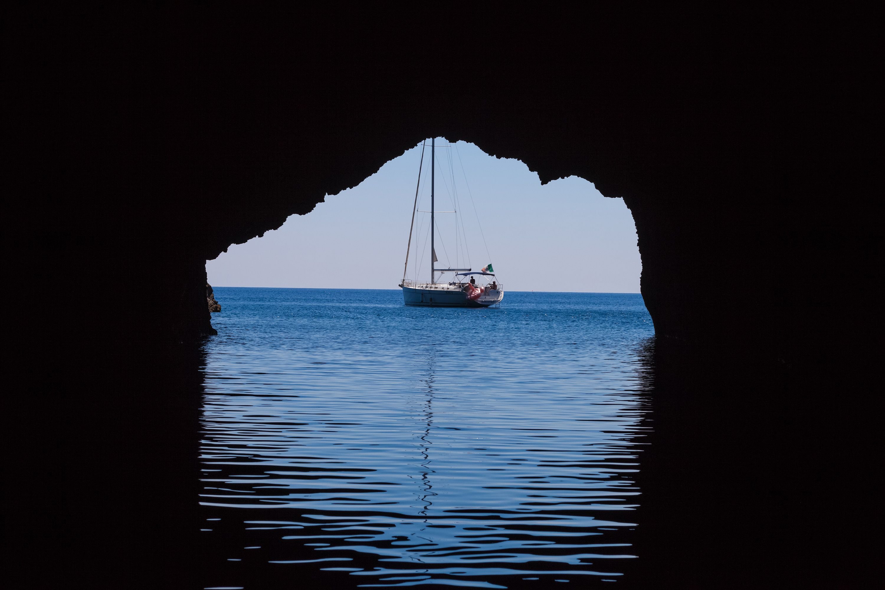 La grotte du bœuf de mer (Bue del Mare) à Filicudi