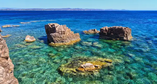 Island of Mal di Ventre, an enchanting oasis a few miles off the west coast
