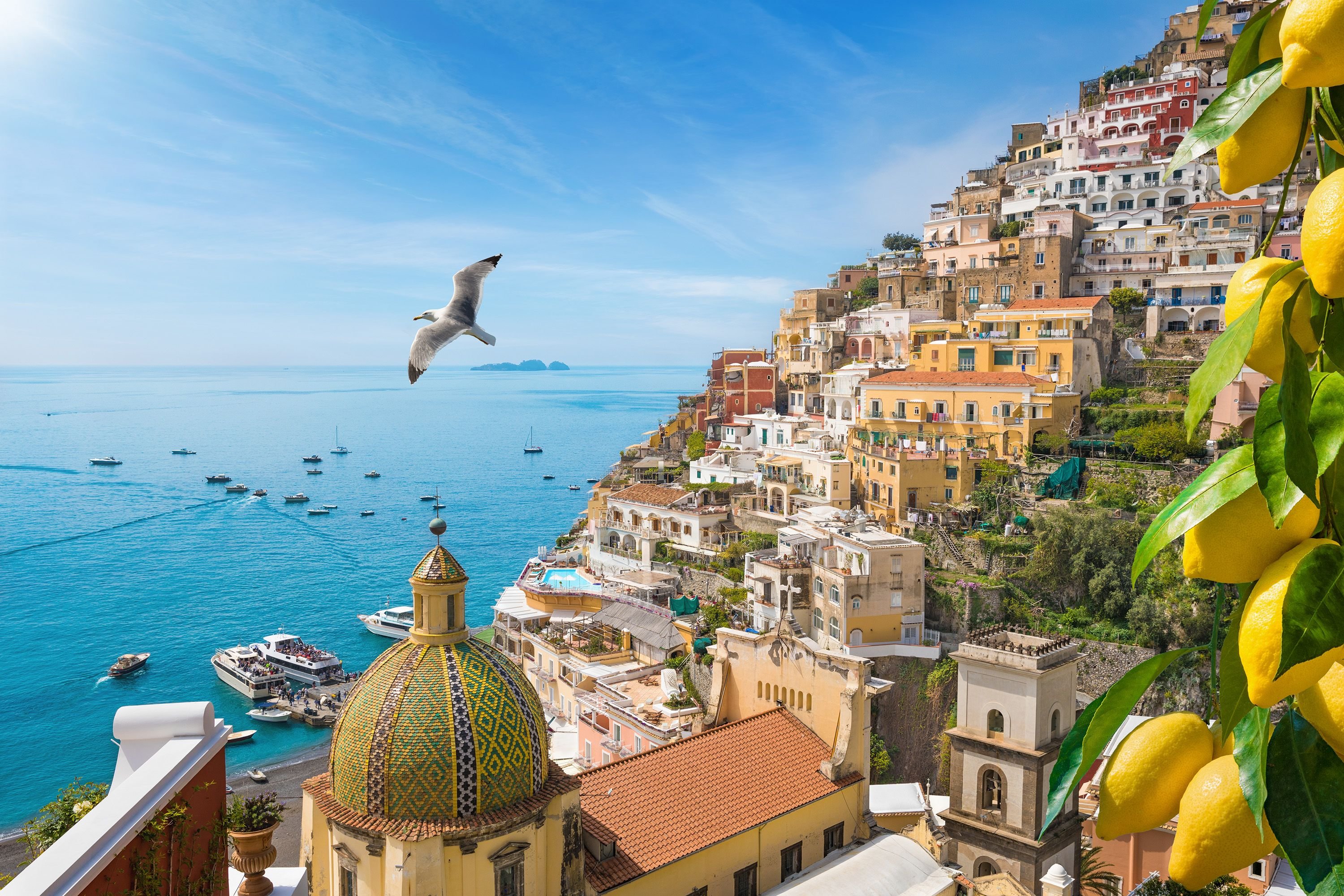 The Amalfi Coast by sailboat