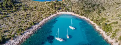 Croatia sailboat