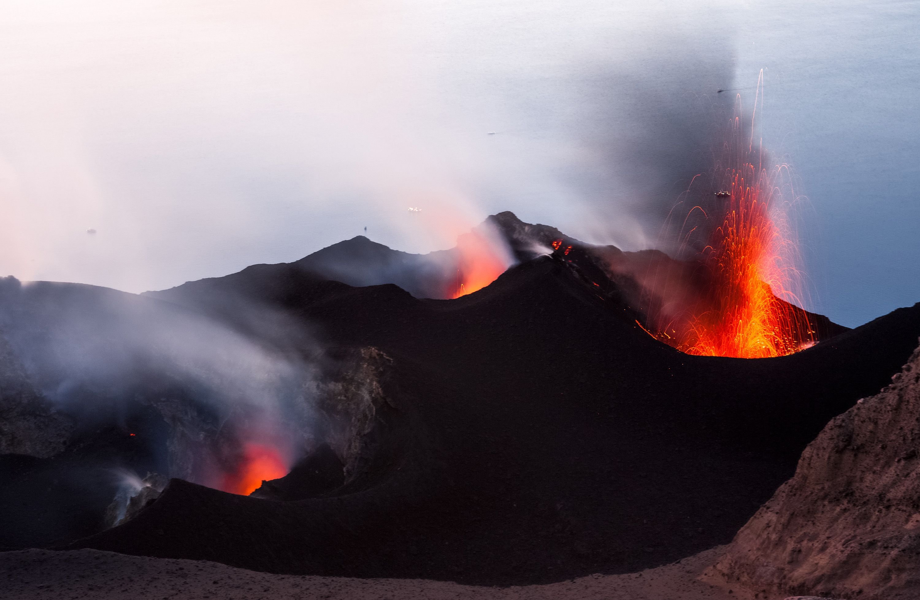 Stromboli et la Sciara del Fuoco